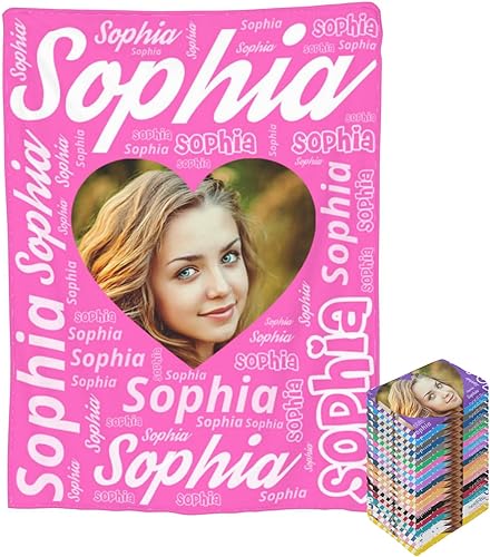 Manta personalizada para niños, manta con nombre personalizado con foto y imagen, regalos de cumpleaños personalizados para hombres, mujeres, novio, disponible en Yaxa Peru