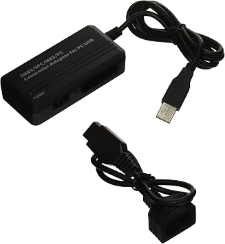TOTALCONSOLE PC053 Super NES/Super Famicom/NES/Famicom Controller Adapter for PC & PS3 USB