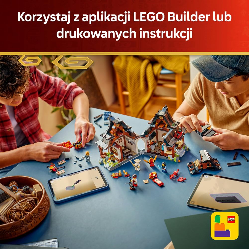LEGO NINJAGO Kuźnia Cztery Bronie — 15-lecie 71858 | kuźnia ninja, model dla fana, prezent dla fana ninja 14+, edycja 15-lecia, 1259 elementów