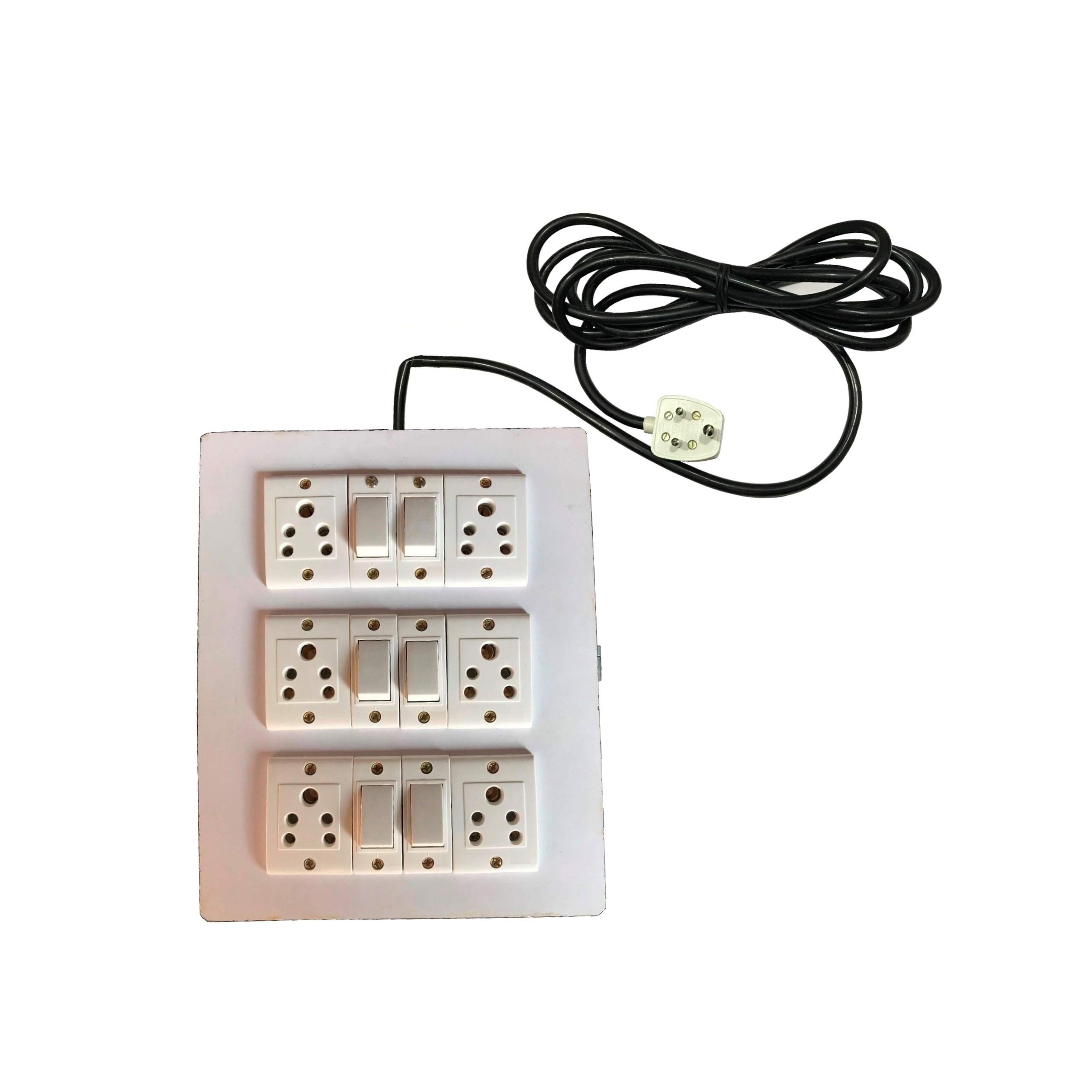 Electric Extension Wooden Board (6 Socket_6Switch-6x8x2)-image-28