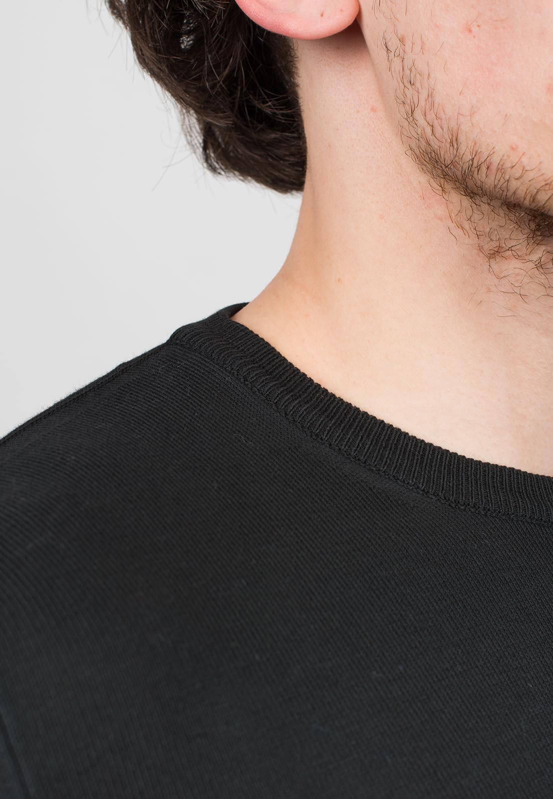 Dalle Piane Cashmere Herren Pullover Rundhals 100% Baumwolle | Leichter Strickpullover für Frühling, Sommer und Büro, atmungsaktive Baumwolle, Geschenk für Ihn, Made in Italy