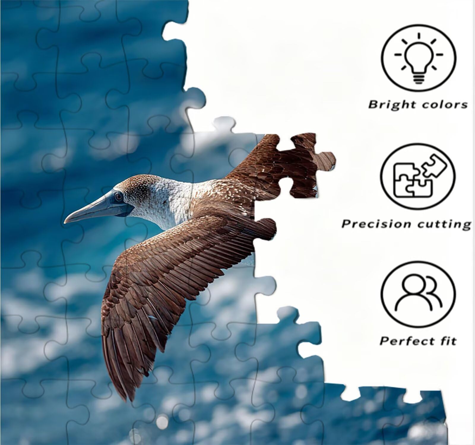 Puzzle dla dorosłych, 5000 elementów, mewe, brązowe, puzzle, wyzwania rodzinne, do samodzielnego wykonania, puzzle, gry zręcznościowe, prezent dla przyjaciół, R2KH-259