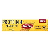 Barilla Pasta Spaghetti Protein+, Pasta Proteica di Semola di Grano Duro con Proteine di Piselli, 400 g