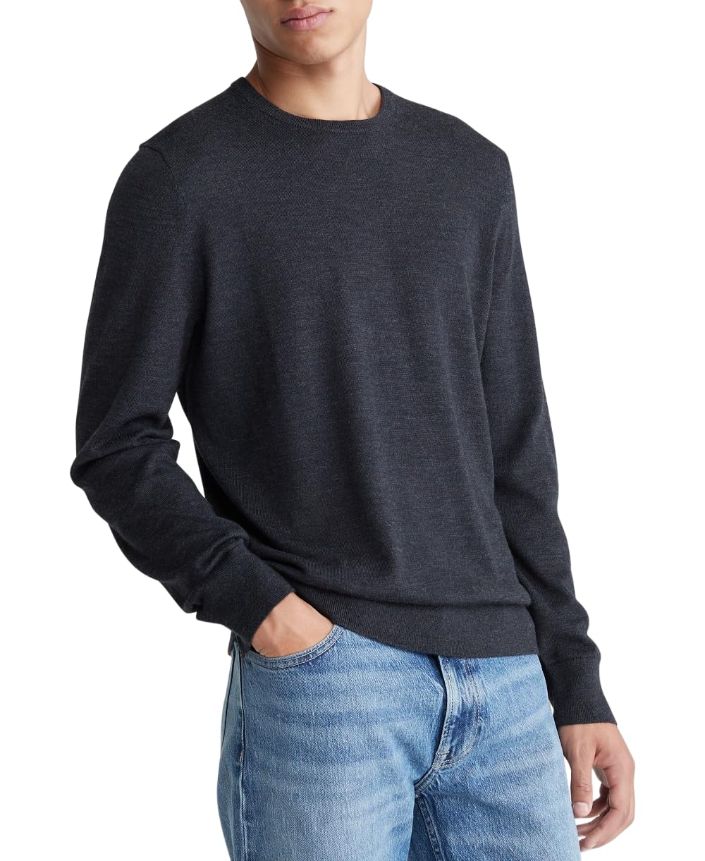 Calvin Klein Men's Extra Fine Merino Wool Sweater