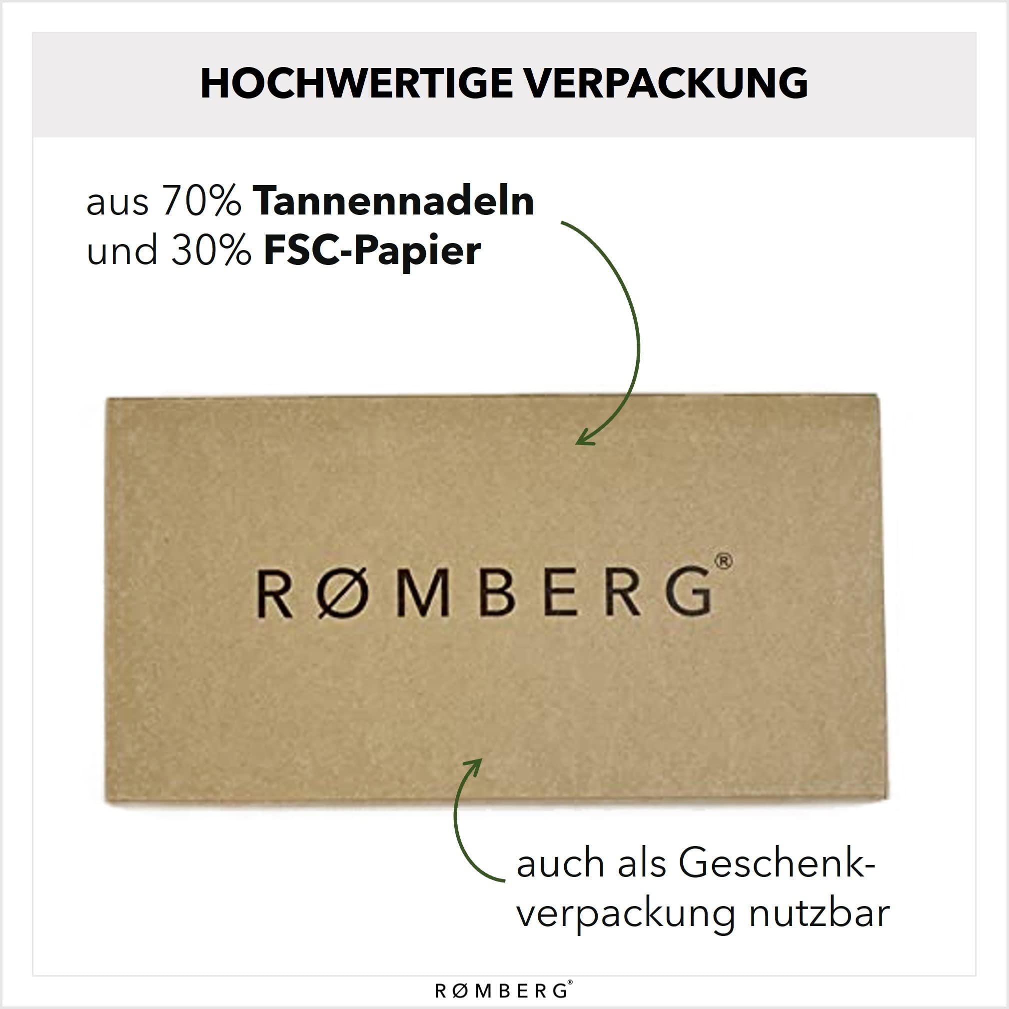 Romberg Herren Unterziehshirt mit Rundhals, 3er Pack aus nachhaltiger Bio-Baumwolle (GOTS Zertifiziert)