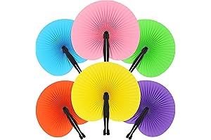 Taiyin 48 Pack Folding Hand Fans Bulk