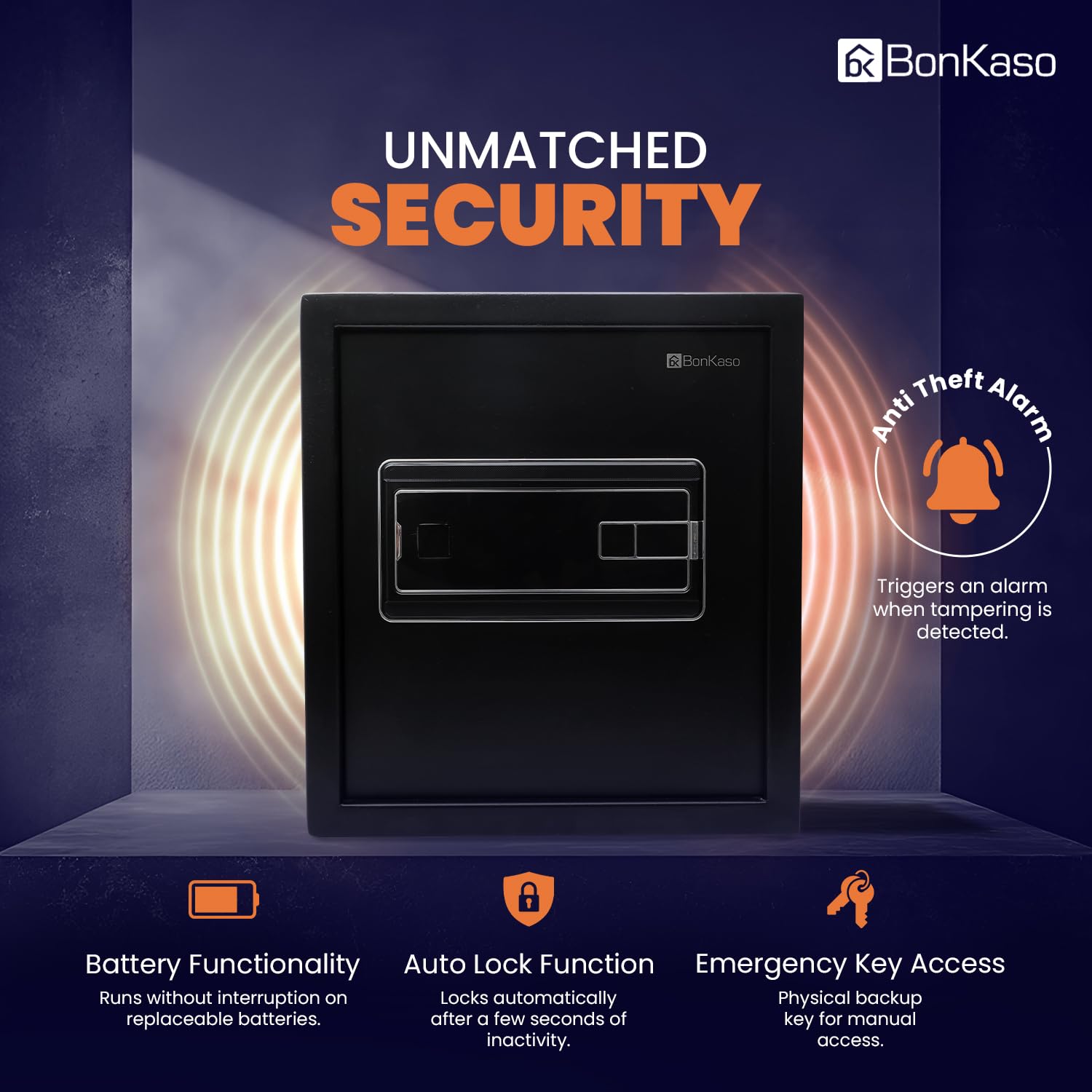 BonKaso Digital Safe - Protect Your Valuables -3