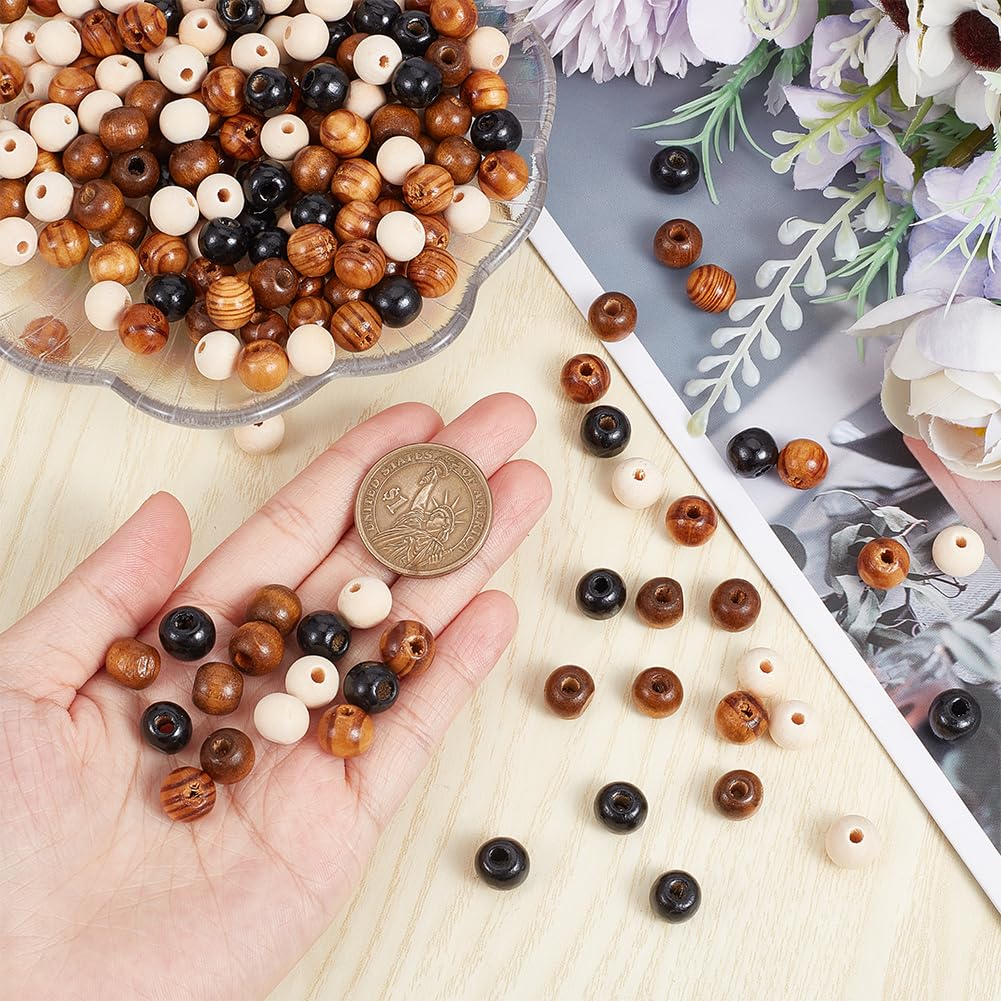 400 Perline Di Legno Colorate Per Bambini – Set Fai-da-te Per Bracciali, Collane E Decorazioni, Con Filo E Pinzette, In Scatola Organizzata