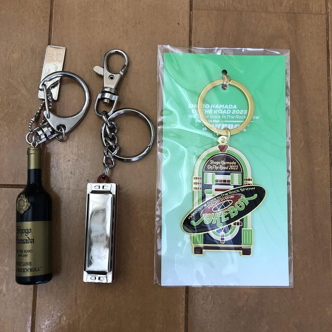 浜田省吾さんツアーグッズ携帯ストラップ キーホルダーセット 浜田省吾さんツアーグッズ携帯ストラップ キーホルダーセット