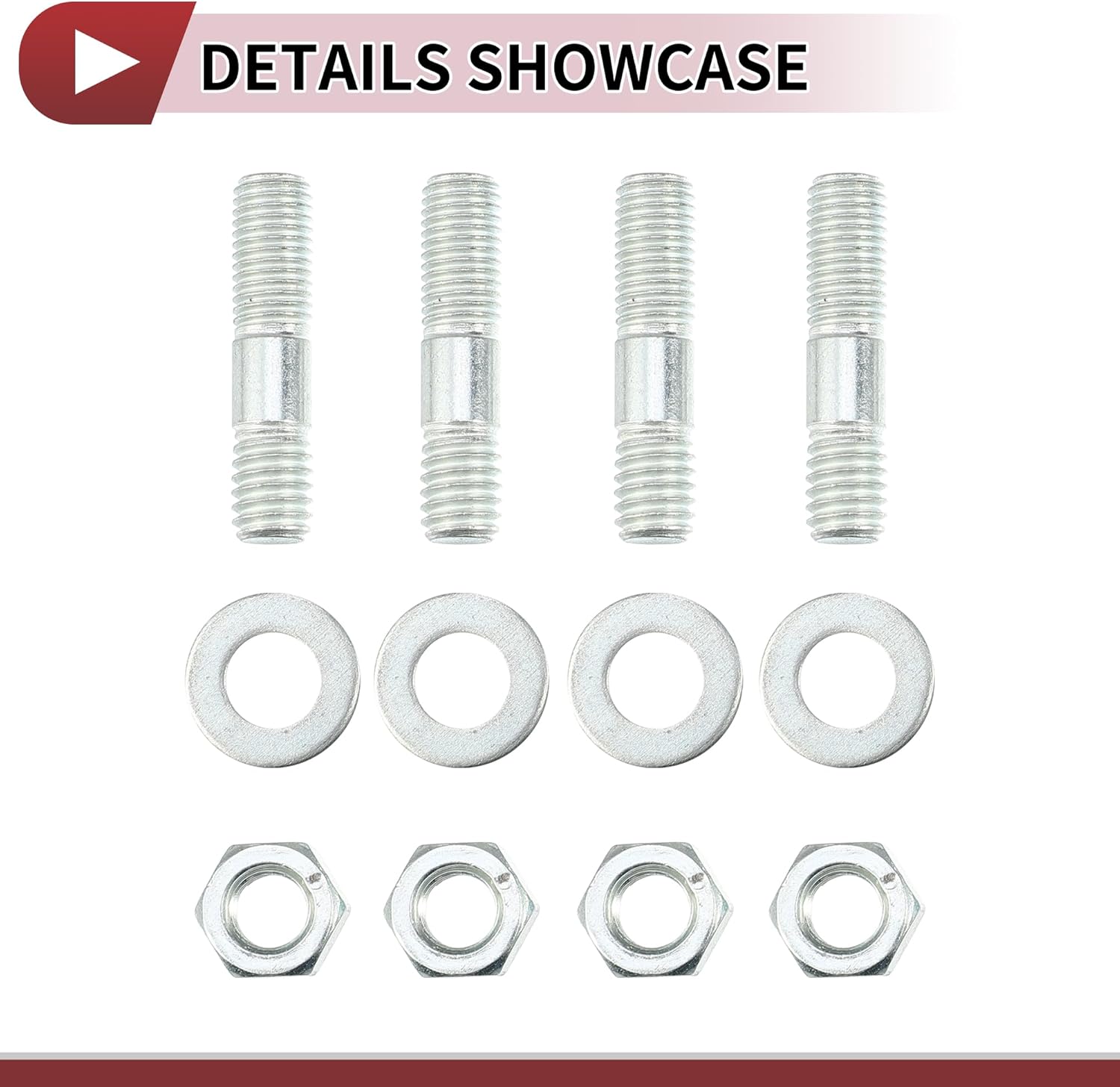 2 Set Carb Spacers 2" Tall Aluminum Alloy Open 4 Brl Square Flange Carb Carburetor Spacer with Gasket Kit