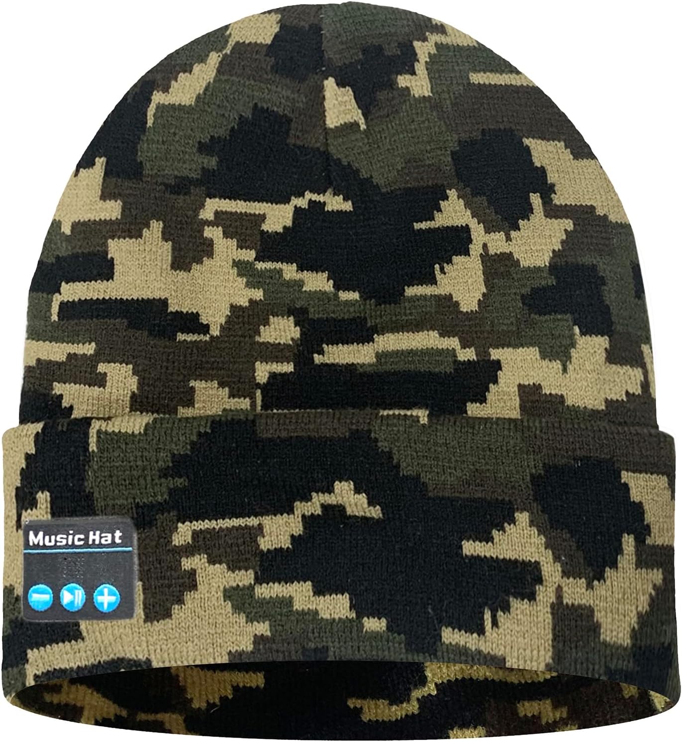 ATNKE LED Lighted Bluetooth Beanie Hat,USB Rechargeable 4 LED Wireless Music Running Headlamp Cap Gift for Men and Women - Image 3