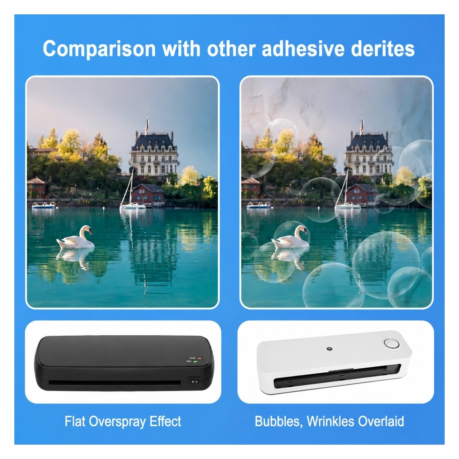 Laminator, Maszyna Do Laminowania 4 W 1 do domu i biura | Rozmiar A4, Standardowe Folie Użytku Domowego, Biurowego, Szkolnego