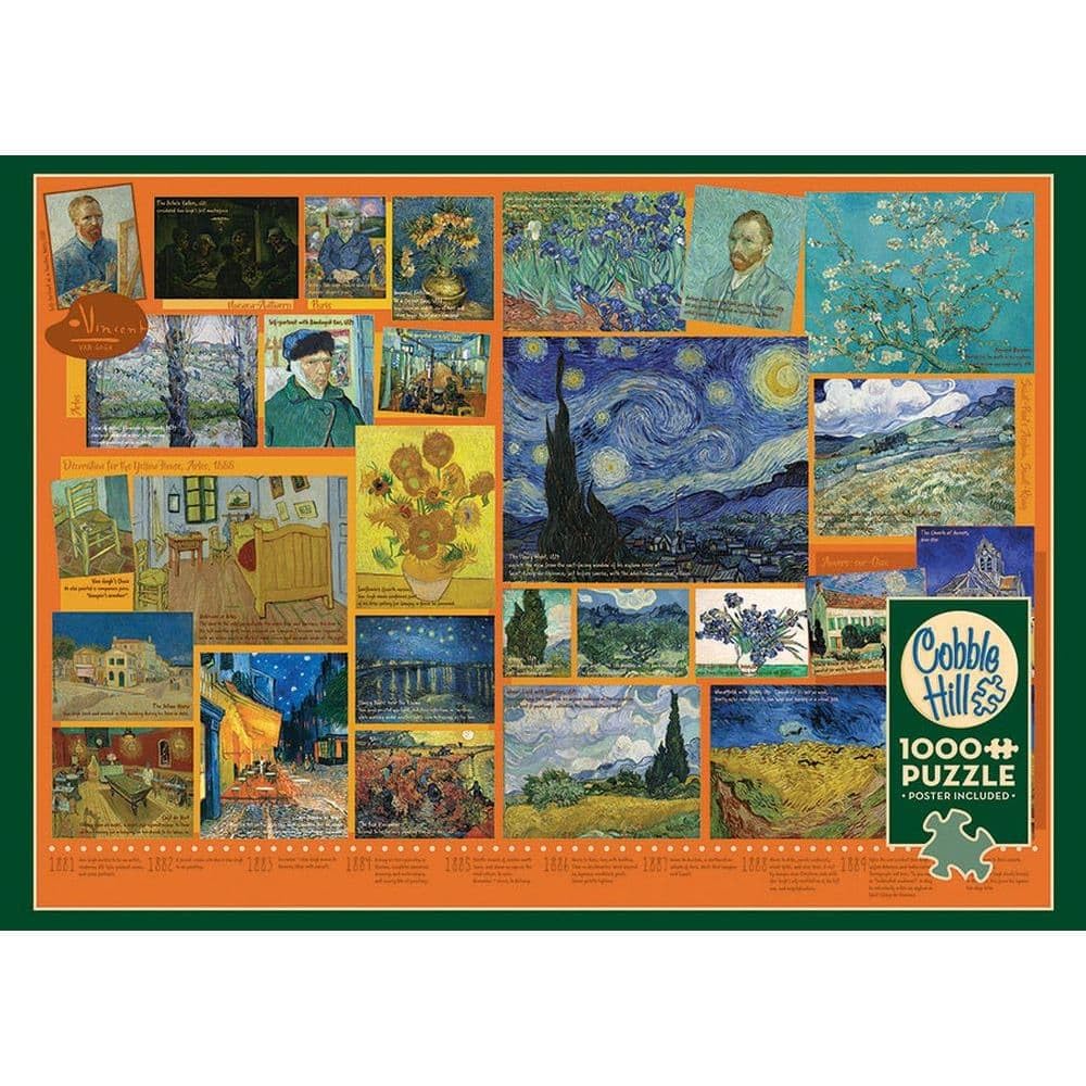 Cobble Hill 1000 Piece Puzzle - Van Gogh - Sample Poster Included