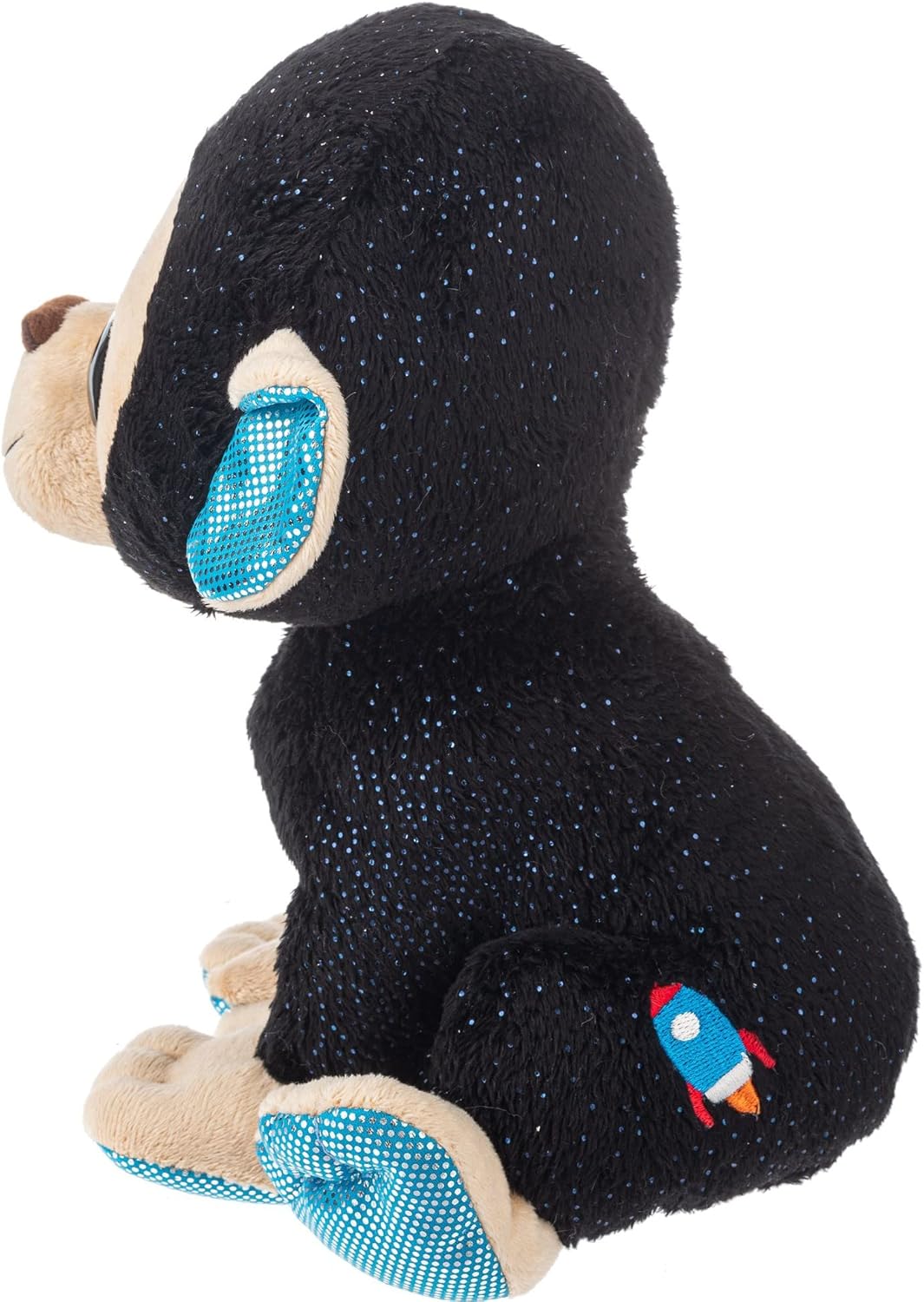 Webkinz Chimpanzee Stuffed Animal, Plush Toy, Black and Blue, 8 inch
