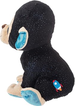 Webkinz Chimpanzee, Stuffed Animal, Plush Toy, Black and Blue, 8 inch