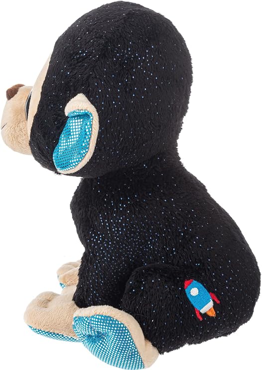 Webkinz Chimpanzee, Stuffed Animal, Plush Toy, Black and Blue, 8 inch