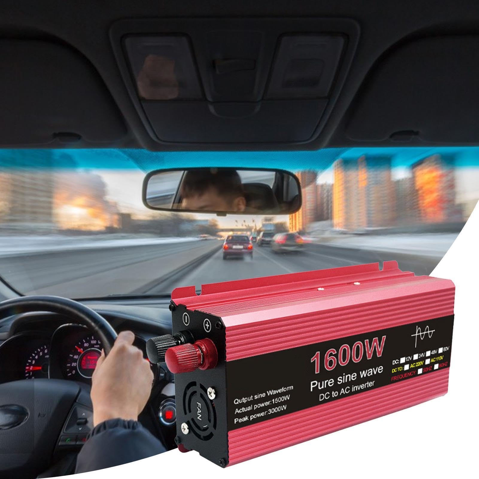 Cargador de Coche, inversor de Coche Adaptador inversor de Corriente para