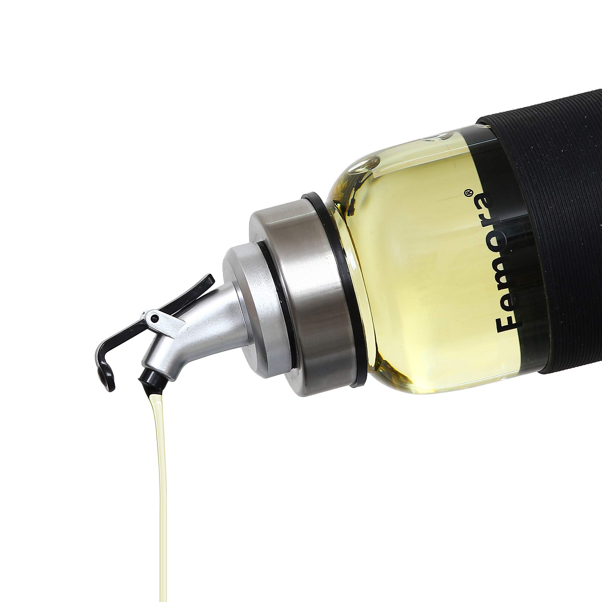 Femora Oil Dispenser | Glass Oil Bottle | 1 Year Warranty | Cooking Oil Dispenser 500ml Pack of 1 Oil Bottle 4