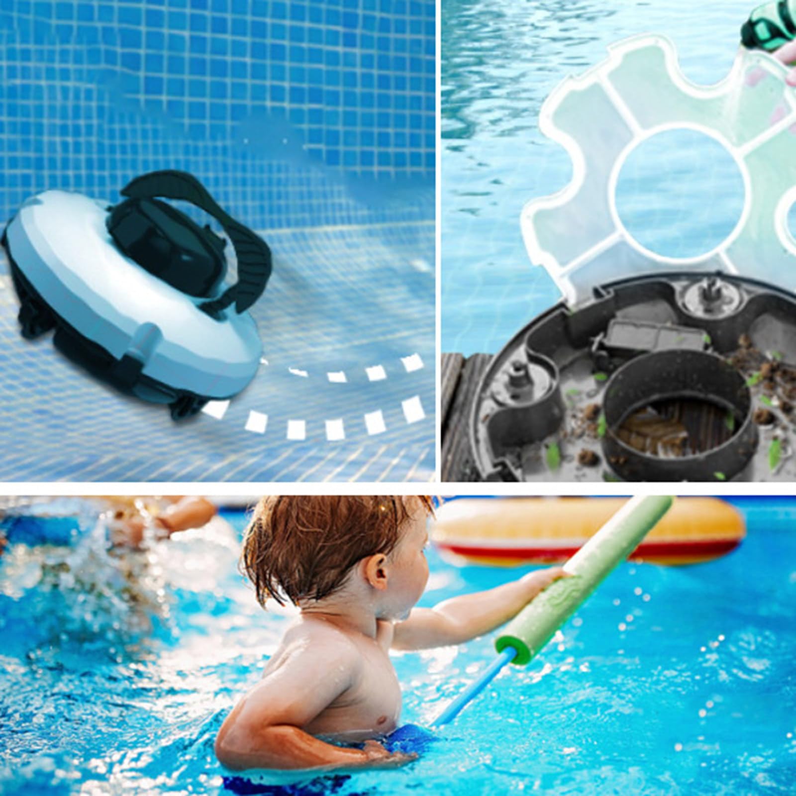Robot per Piscina Robot pulitore per Piscina, Forniture per Piscina Robot Automatico per Pulizia Piscina per Piscine