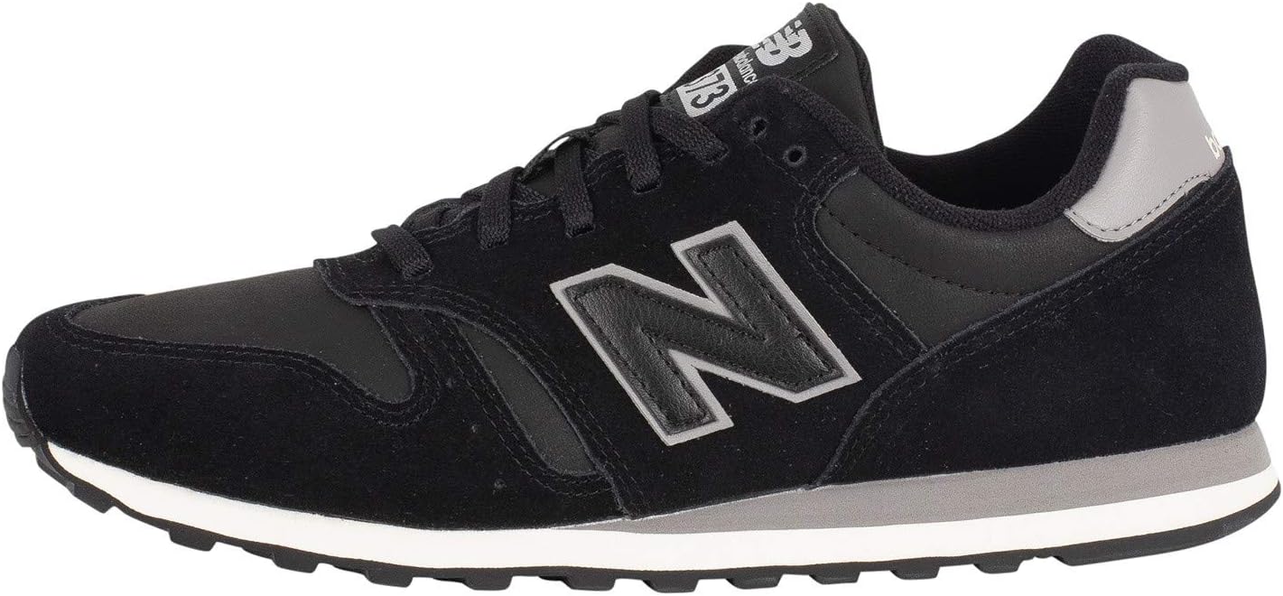 New Balance 373 True Black Suede Trainers