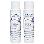 Seaweed Bath Co. Hydrate Body Wash - Lavender | Hydrating Foaming Cleanser with Soothing Natural Ingredients | Vegan, Paraben and Sulfate Free Shower Gel for Men and Women | 12 oz (Pack of 2)