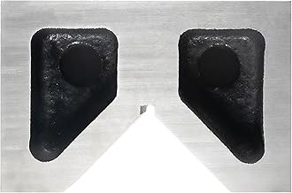 TEXALAN(R) 5 X 2-1/2 X 3-1/8 Inch Cast Iron V Block Set - High-Quality, Machined Square and Parallel - Perfect for Holding Large Jobs