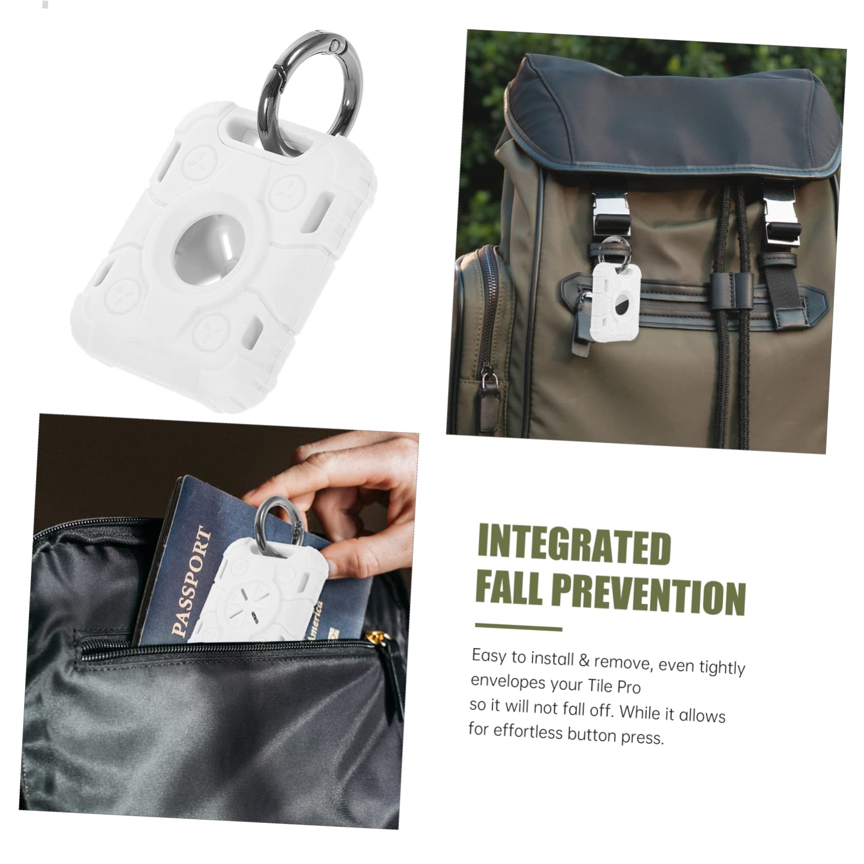 MERRYHAPY Protective TPU Cover Case for Lightweight Easy to Install - Holder Smooth Finish Compatible Tracer Devices for Everyday Use