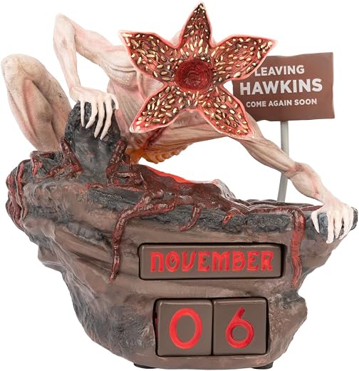 Grupo Erik Stranger Things Perpetual Calendar - Demogorgon/Flip Calendar, Perpetual Calendars, Desk Calendar, Cool Calenda...