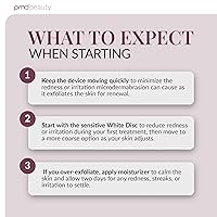 Vista 9 de PMD Beauty Personal Microderm Classic - Uso en el hogar, herramienta exfoliante facial, kit de máquina de microdermoabrasión para el cuidado