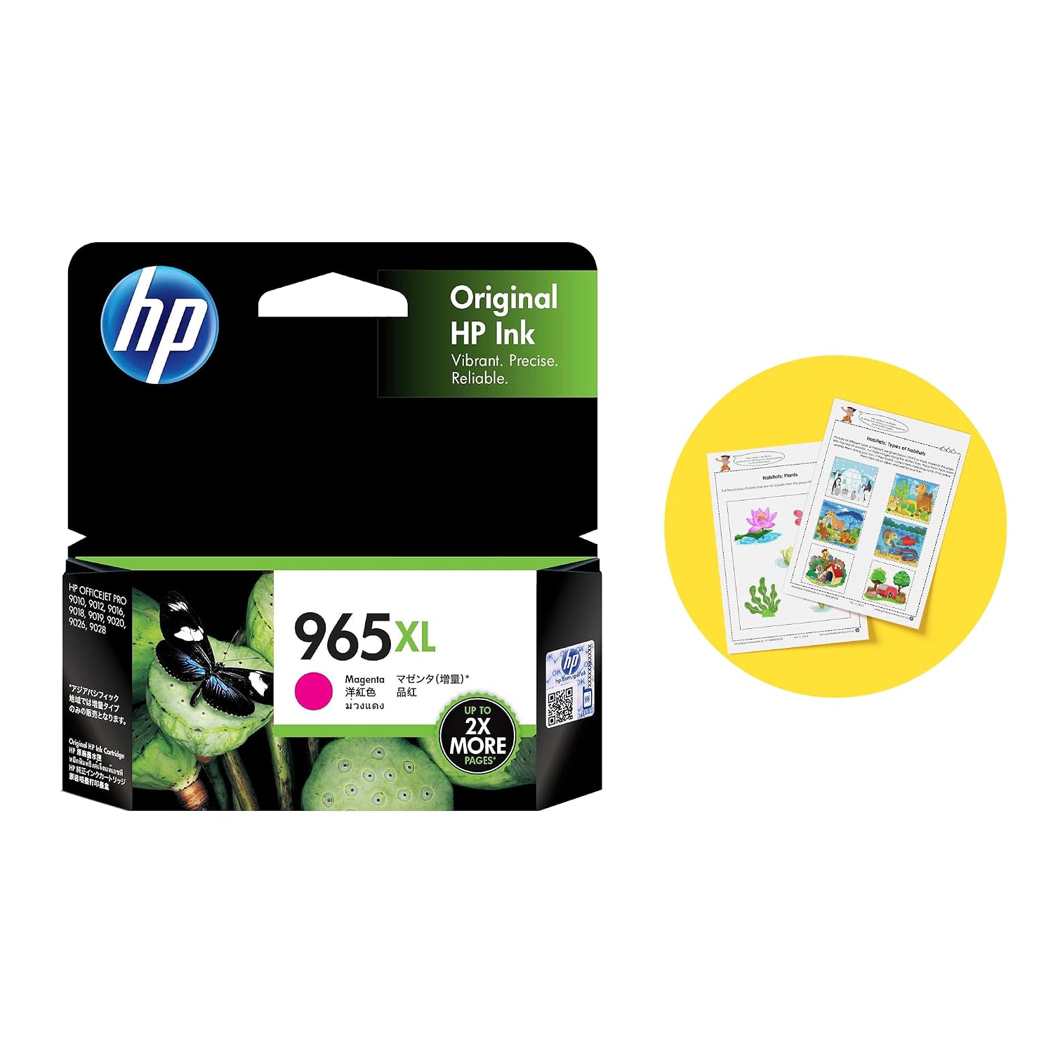 HP 965XL High Yield Magenta Original Ink Cartridge | HP Original HP 965XL High Yield Magenta Original Ink Cartridge | HP Original