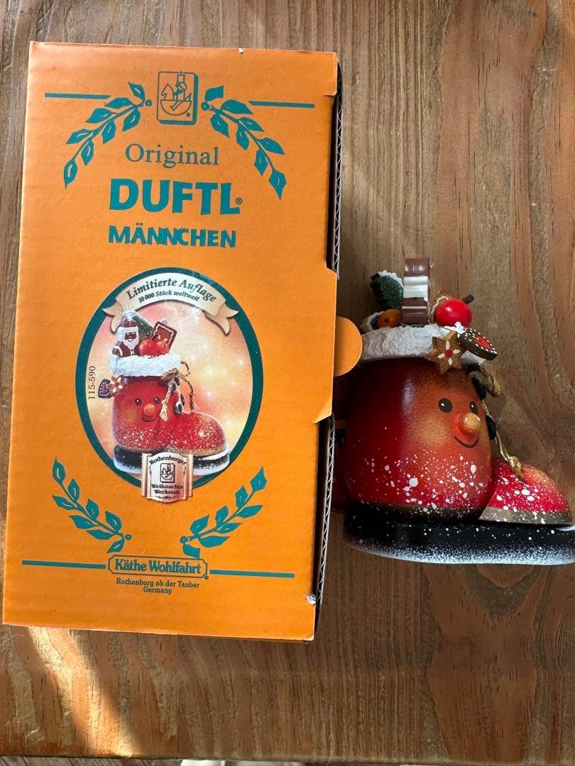 Käthe Wohlfahrt サンタクロースブーツ スモーカー お香人形 限定