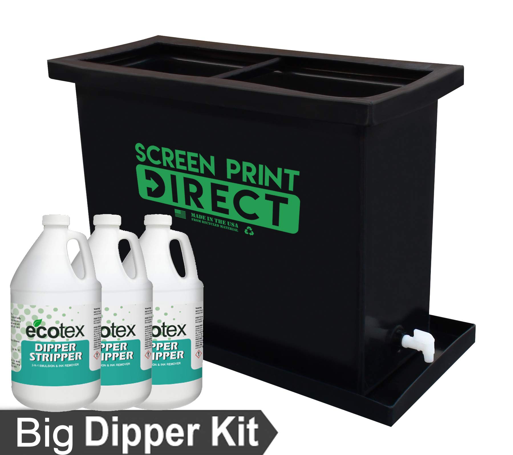 Buy 40 Gallon Screen Printing Dip Tank KIT Includes Tank and 4 Gallons