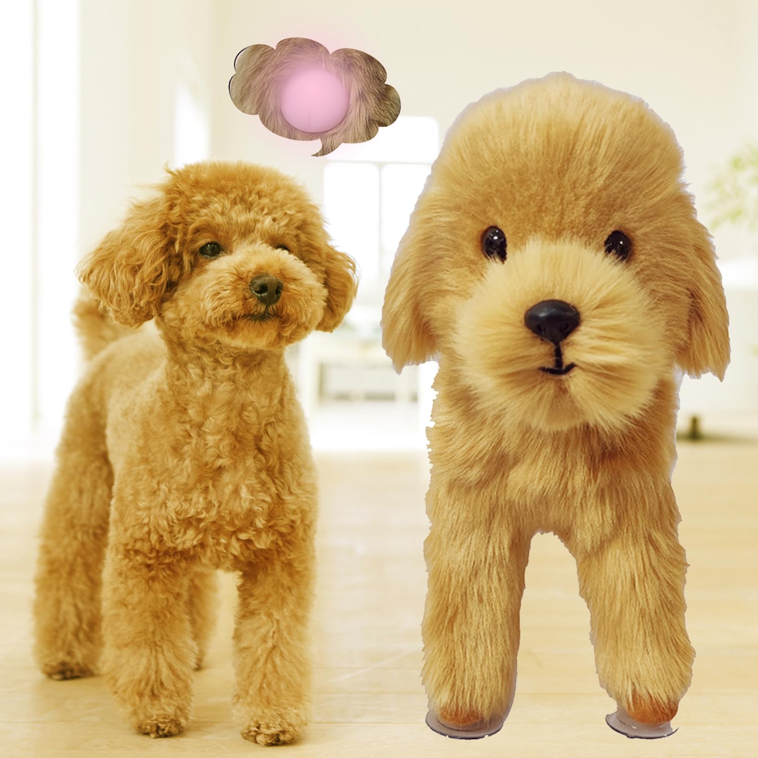 WTTTTW Pet Dog Partner Toy Dogs Interactive Plush Squeaky Toys Male Dog Estrus Sleeping Toy Mating Toy for