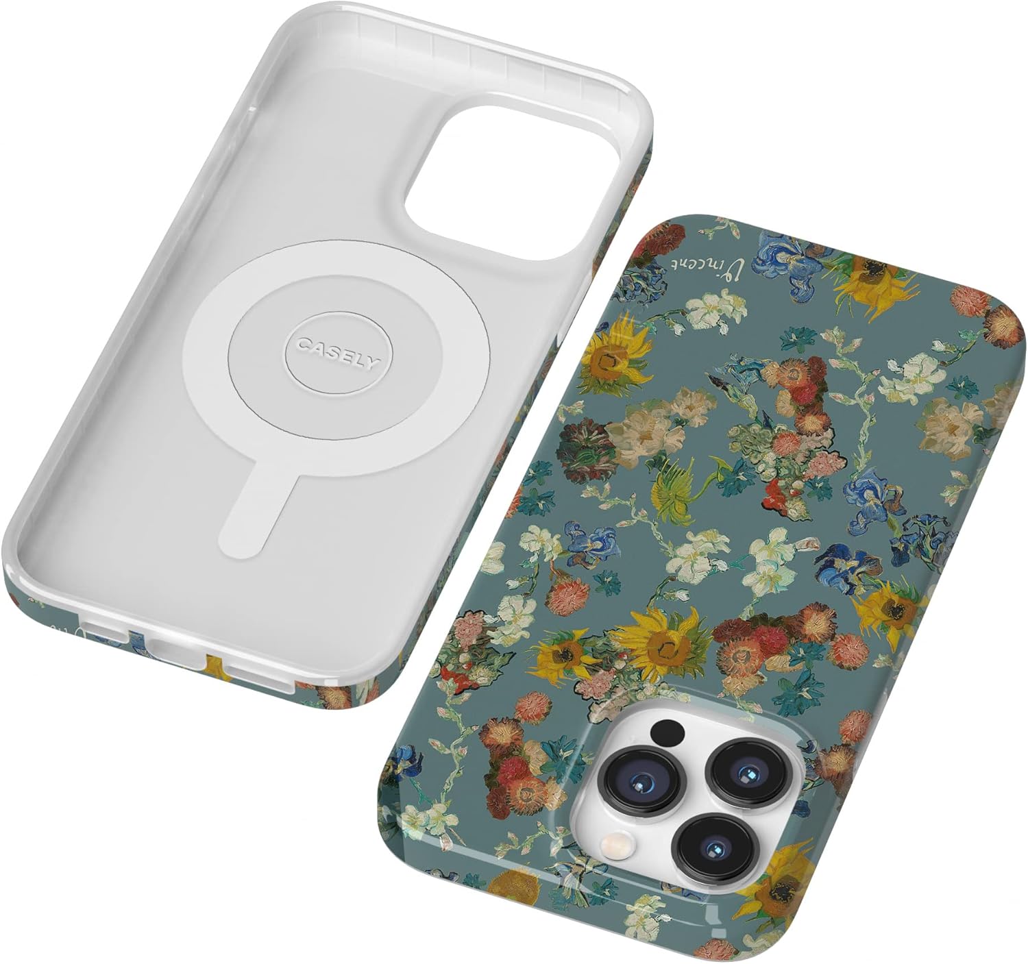 Casely iPhone 14 Pro Max Case | Van Gogh | Vincent's Flowers | Compatible with MagSafe | Classic Ultra Slim Design