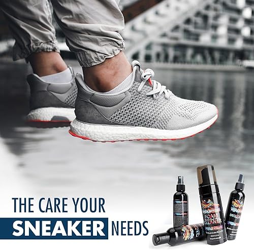 Miniatura 2 de KICKSHINE Kit de limpieza definitivo de tenis Kit de cuidado de tenis premium todo en uno Incluye limpiador de tenis, limpiador de espuma,