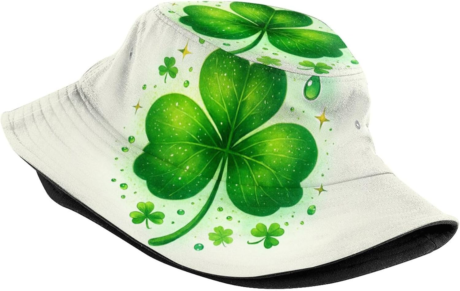 St Patrick's Day Bucket Hat for Women Men Green Irish St. Patrick's Hats Packable Travel Beach Fishing Sun Caps