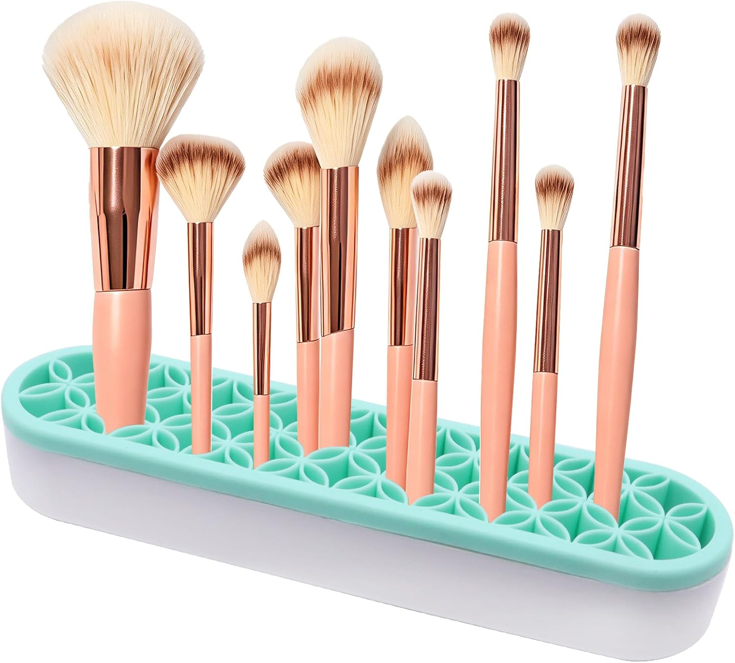 1Pcs Black Silicone Makeup Brush Holder Makeup Brush Organizers