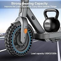 BANGTING Tömör Gumi Roller Kerék 8.5x2 Hüvelyk - Xiaomi Pro 2/M365/1S/3/Essential Kompatibilis Defektmentes Csere Abroncs, 2 db 4