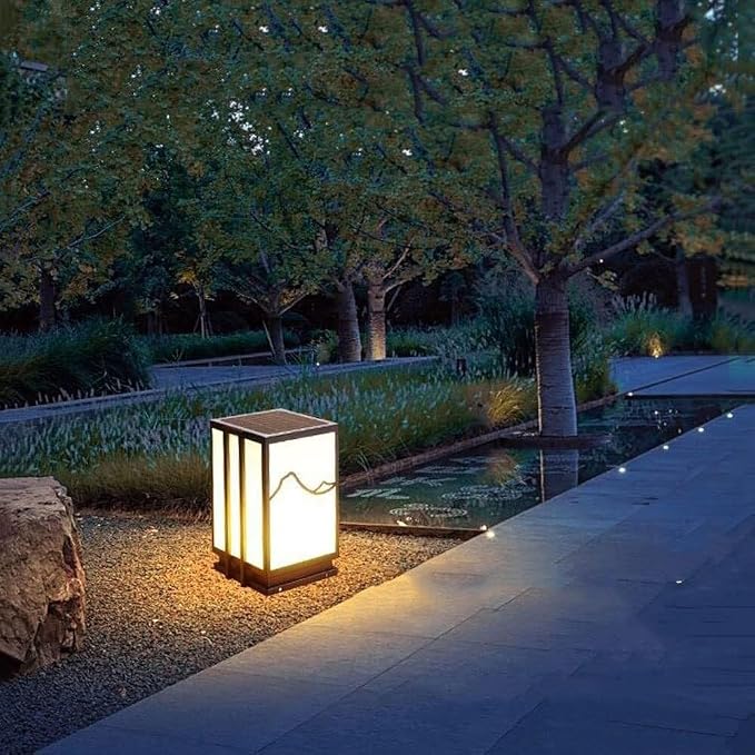 Lámpara de Poste Exterior LED para Jardín, 30 cm miniatura 6