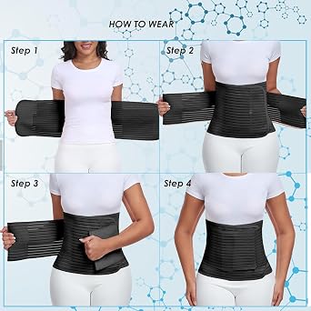 MAMODY Abdominal Binder Compression Belly Wrap for Postpartum Recovery