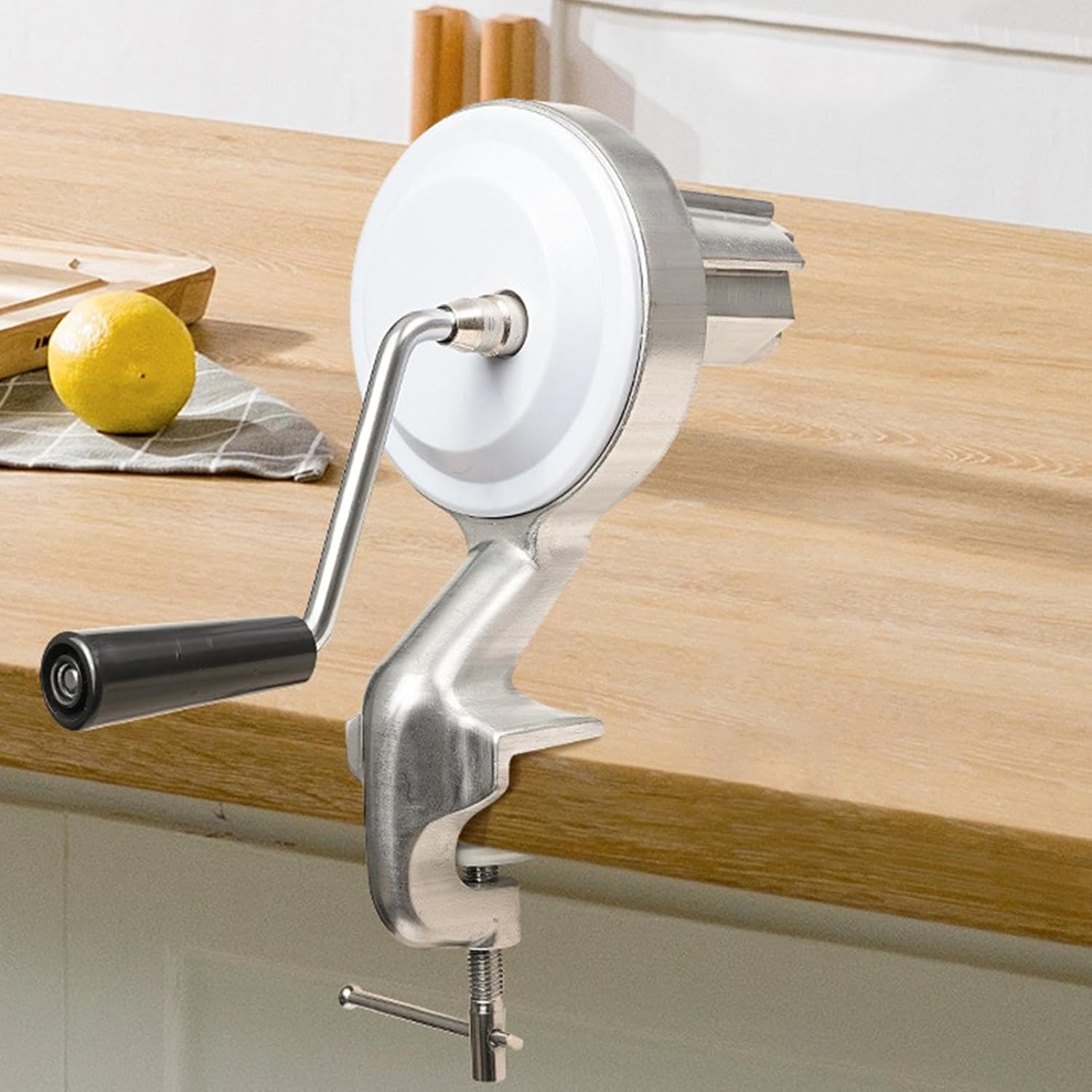 Cavatelli Maker Machine, Aluminum Alloy Manual Pasta Maker Ergonomic Hand Crank Noodle Press Tool For Kitchen Homemade Italian Cooking