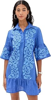 Women's Enza Embroidered Midi Dress - Buy now