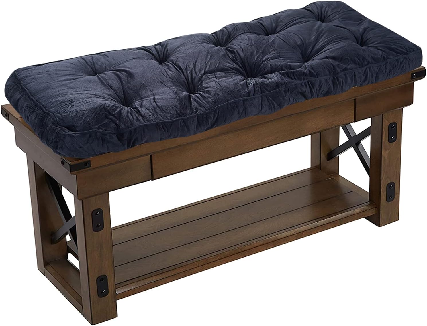 Big Hippo Indoor Bench Cushion, Soft Thicken Bench Cushion