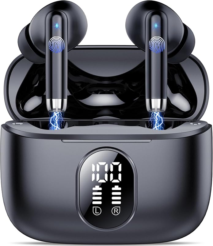 QXQ S26 Bluetooth Headphones, Bluetooth 5.4 Earphones with ENC Noise