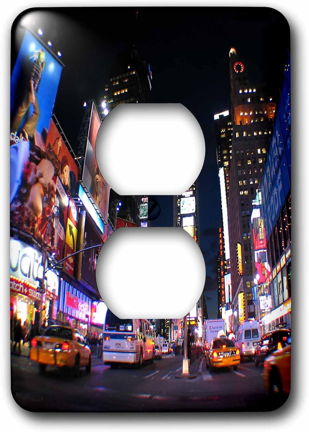 3dRose LLC lsp_4788_6 New York City Times Square, 2 Plug Outlet Cover