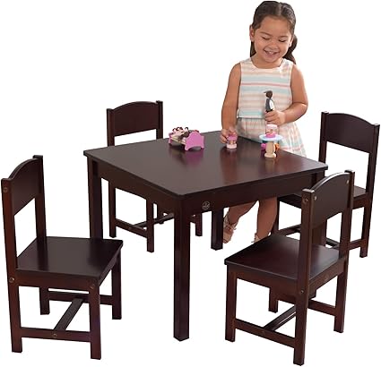 kidkraft farmhouse table & 4 set