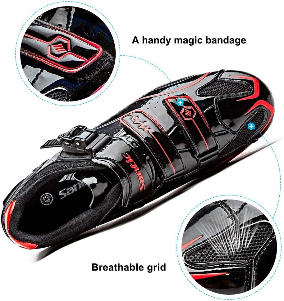 Santic Mountain Bike Shoes SPD Shoes MTB Shoes Road Cycling Shoes