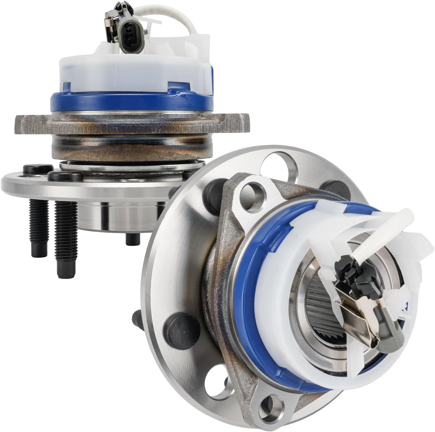 KAX 513087 2PCS Front Wheel Hub Bearing Compatible with Oldsmobile Cutlass Cruiser 1994,W/ABS 5 Lugs Wheel Bearing and Hub Assembly