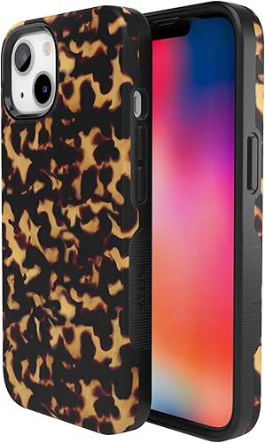 Vista 997 de Casely Funda para iPhone 13 Compatible con MagSafe Color Splash de medianoche Funda retro abstracta Color de medianoche Splash Abstracto