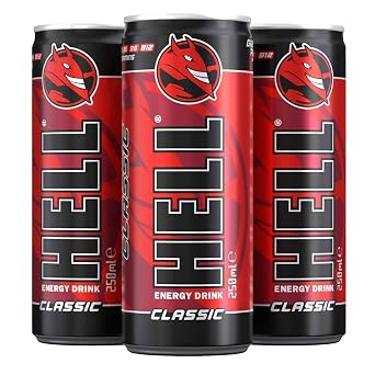 SORINA Hell Energy Drink 24 Cans 250 ml Each with Deposit